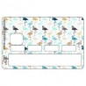 Sticker CB Flamingo white - Upper&Co