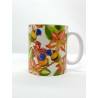 Mug - Fleurs et perruches