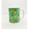 Mug - Ananas fond vert