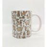 Mug - Chiens beige