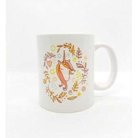 Mug - Licorne médaillon