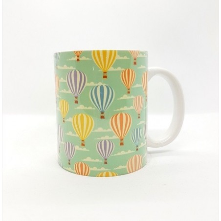 Mug - Montgolfière verte