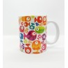 Mug - Poissons multi fond blanc