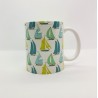Mug - Bateaux bleu