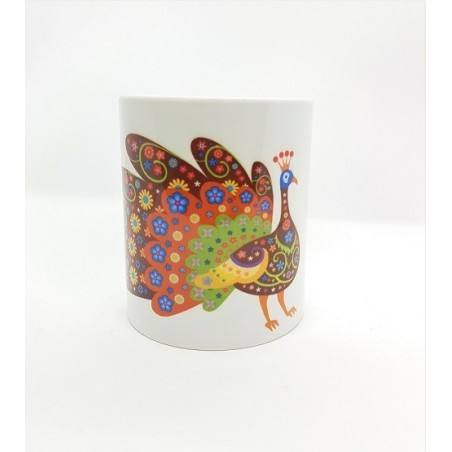 Mug Paon - Tasses décorées - Achat en ligne - Jaines