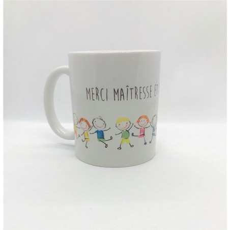Mug - Mrci Maîtresse et bonnes vacances !