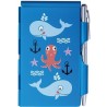 Bloc-note Bleu BALEINE  - Wellspring