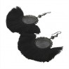 Boucles d'oreilles LENO Noir - The Moshi