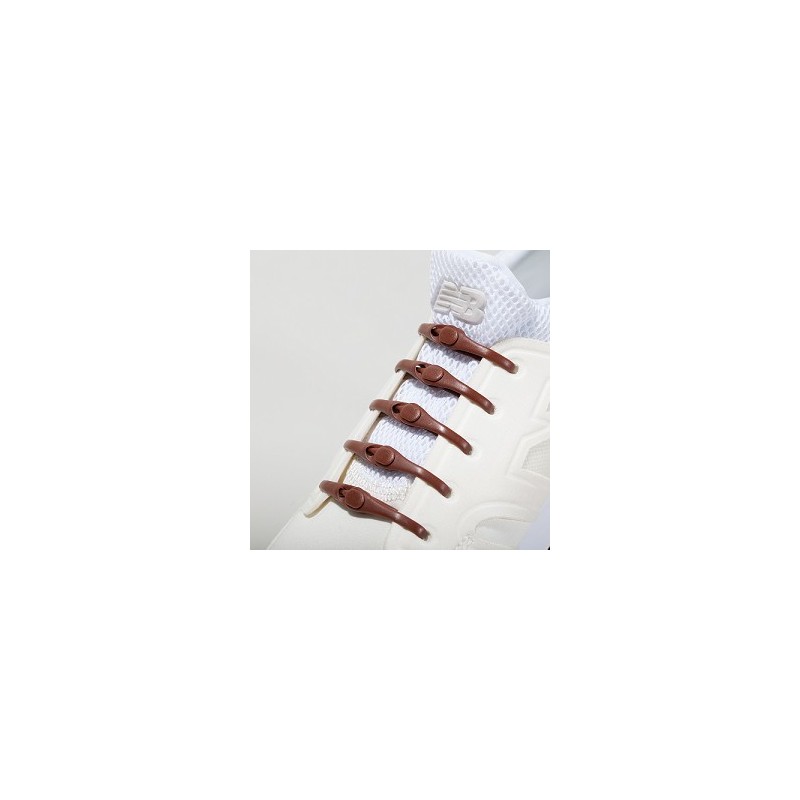 Lacets Silicone Marron - Hickies