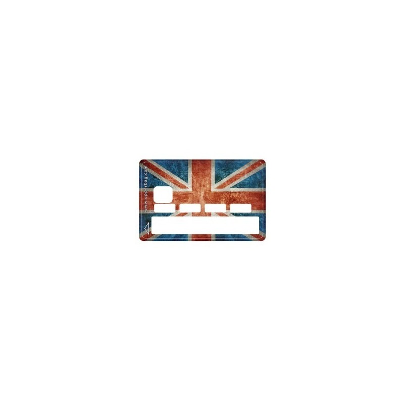 Sticker CB UK Flag Vintage - Upper&Co