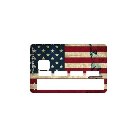 Sticker CB USA Flag Vintage - Upper&Co