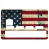 Sticker CB USA Flag Vintage - Upper&Co