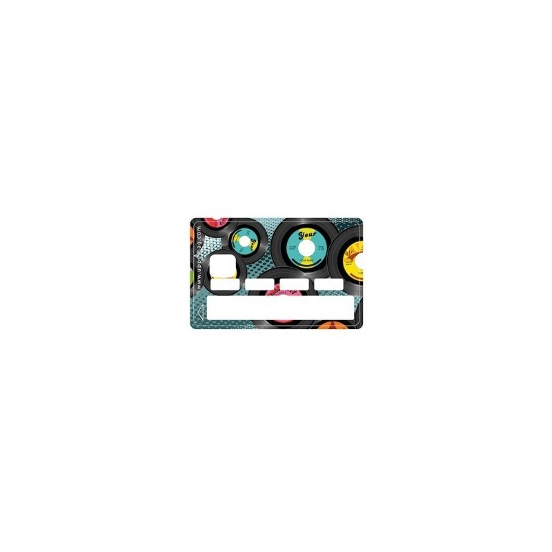 Sticker CB Vintage Music Disc - Upper&Co