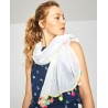 Foulard BLANC JESI223 - Surkana
