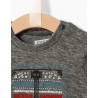 Top gris chiné XP10061 - IKKS Junior