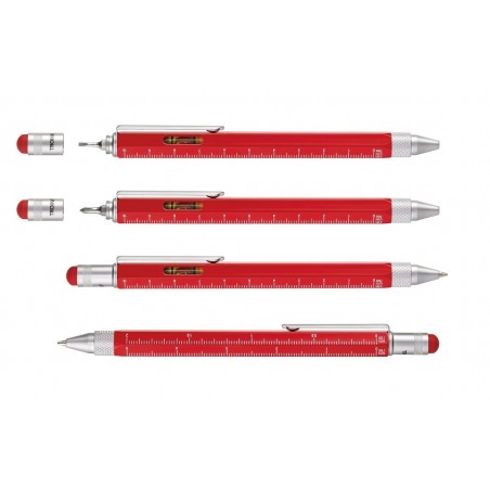 Stylo multitâche rouge - Troika