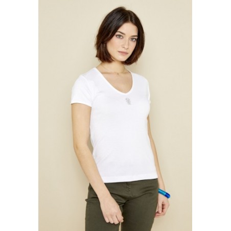 T-shirt blanc DTS060 - Diplodocus