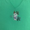 T-shirt vert Jet DTS068 - Diplodocus