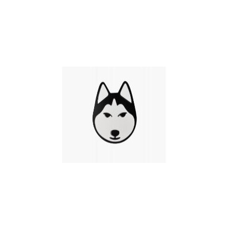 Monolama-Broche-Chien-Husky