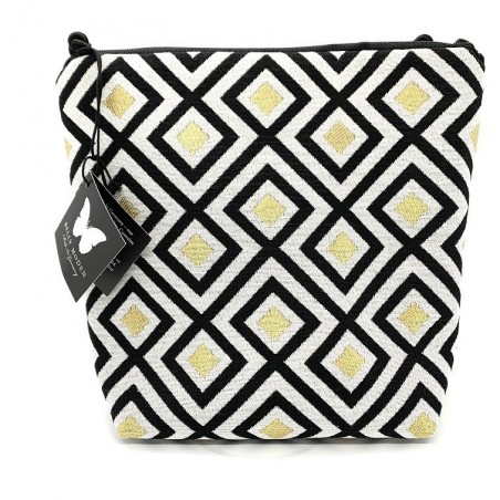 sac bandoulière MOTIFS GEOMETRIQUES - Belly Moden - Achat en ligne - Jaïnès