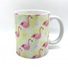 Jaines_Mug_Flamant-Rose-Flamingo-fond vert