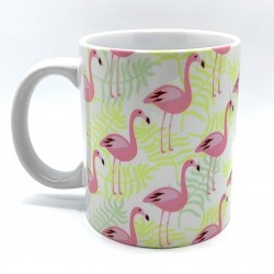 Jaines_Mug_Flamant-Rose-Flamingo-fond vert