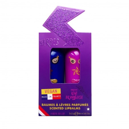 Baume à lèvre duo PURPLE SUPER HERO - Inuwet
