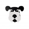 Broche Chien Shnauzer - Monolama