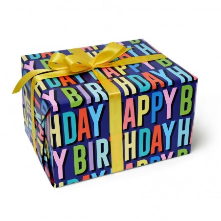 Rouleau papier cadeau HAPPY BIRTHDAY - Legami