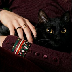 Bracelet Bagheera Dalhia - bangle up