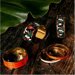 Bracelet Bagheera Dalhia - bangle up