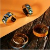Bracelet Bagheera Bleu canard - bangle up