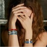 Bracelet Jude Bleu canard - Bangle up