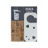Plaque de porte personnalisable COEUR Blanc - Vintiun