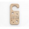 Plaque de porte personnalisable COEUR Bois - Vintiun