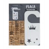 Plaque de porte personnalisable COURONNE Blanc - Vintiun