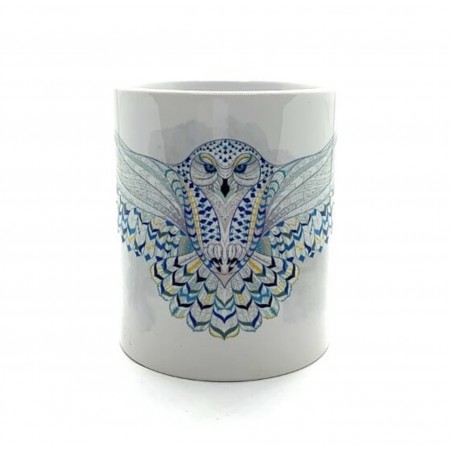 Mug -  Chouette bleu