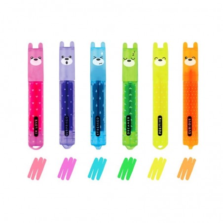 Mini surligneurs TEDDY'S MOOD - Legami