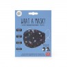 Masque en tissu enfants ESPACE- Legami