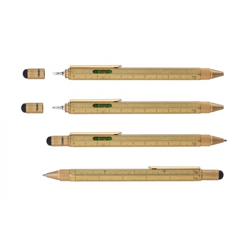 Stylo multi-tâche Construction vintage - Troika