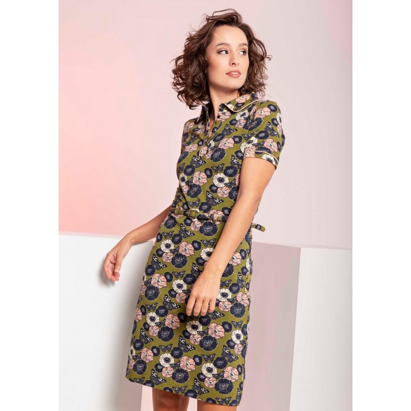 Robe chemise imprimée S6728 - 4 Funky Flavours