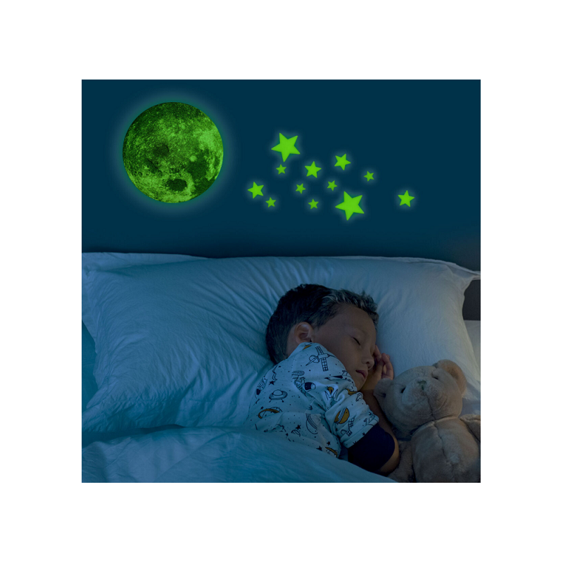 Etoiles lumineuses adhésives - Legami - Achat en ligne - Jaines