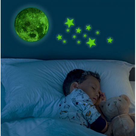 Etoiles lumineuses adhésives - Legami - Achat en ligne - Jaines