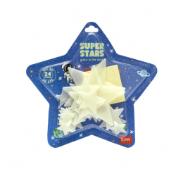 Etoiles lumineuses adhésives - Legami - Achat en ligne - Jaines