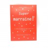 Carte à graines de trèfles Super Marraine - Lulu création
