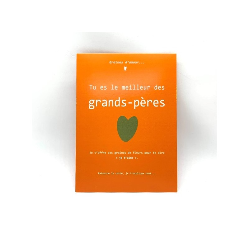 Carte à graines de trèfles - Lulu création