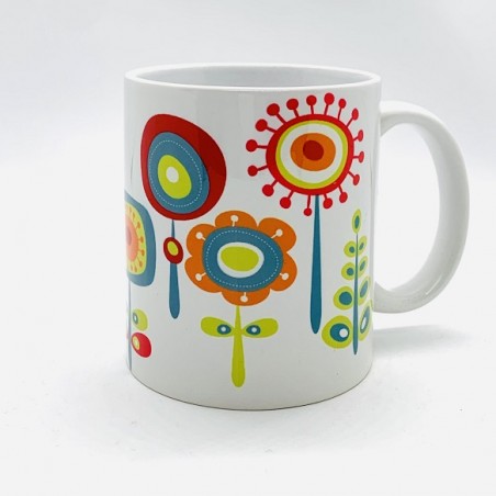 Mug Fleurs multi - Tasses décorées - Achat en ligne - Jaines