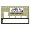 Sticker CB Carte du Gentleman - Upper&Co