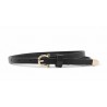 Ceinture en cuir noir SA0177016 - Mexx