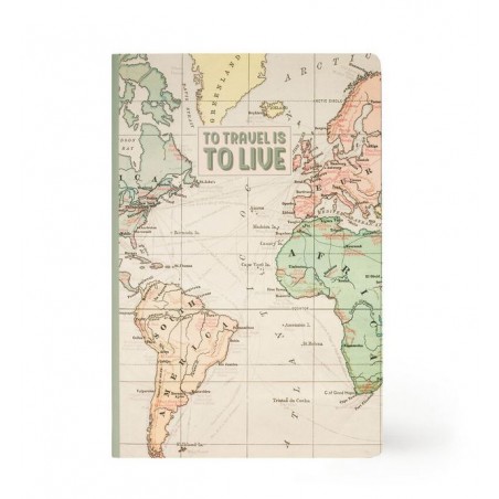 Cahier médium TRAVEL - Legami - Achat en ligne - Jaines